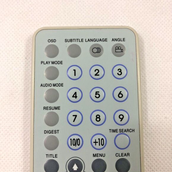 Initial RC-1700 Remote Control DVD Player Tested Working‎ - Picture 3 of 5